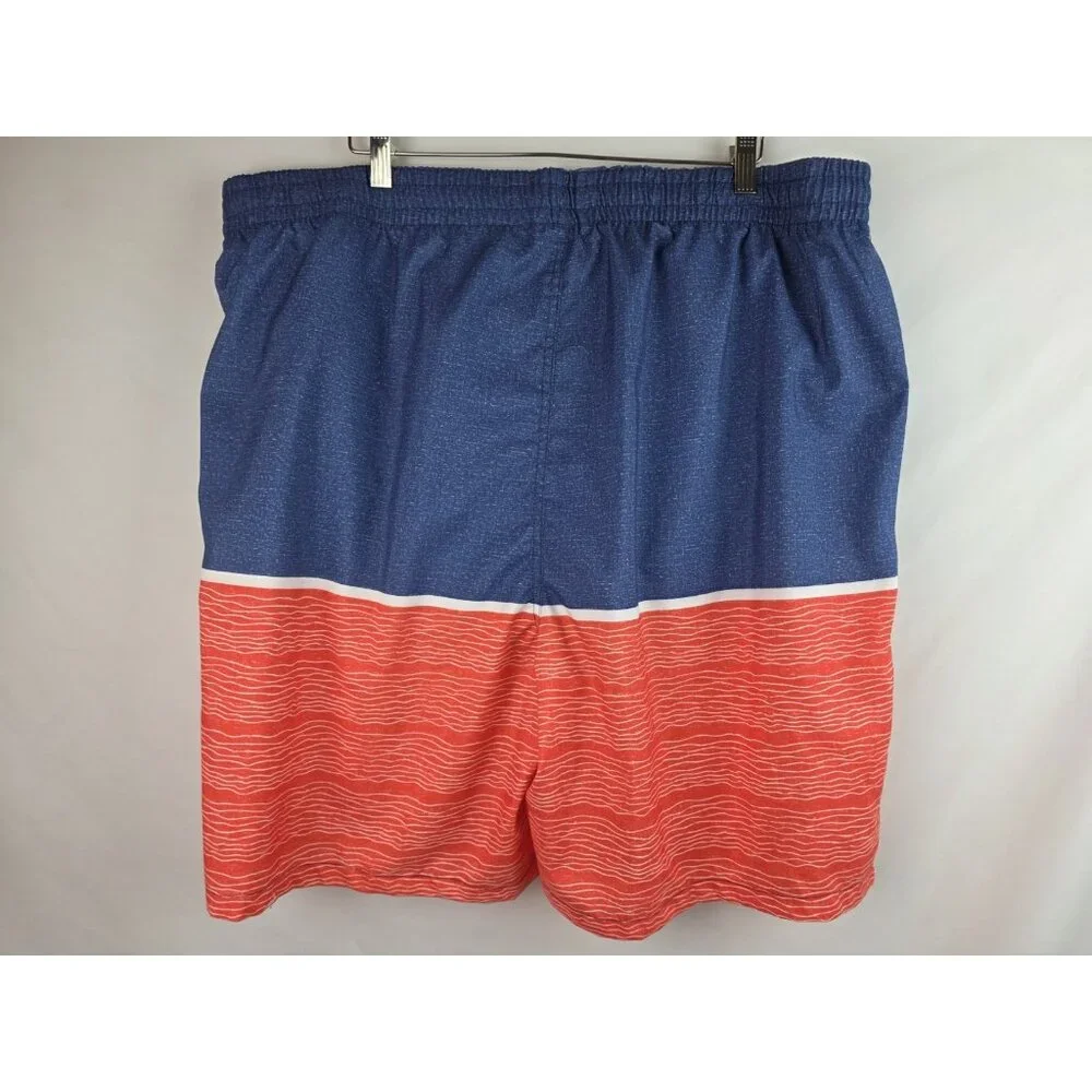 Urban Frontier Men's Swim Shorts Size XXL Blue & Orange Swimsuit Swim Shorts